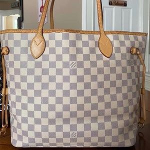 Louis Vuitton Neverfull MM Damier Azur Canvas